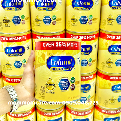 Sữa Enfamil Neuro vàng 0-12 tháng, hộp thiết 802g