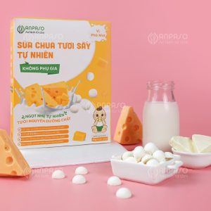 Sữa chua tươi sấy tự nhiên Anpaso vị phô mai 20g