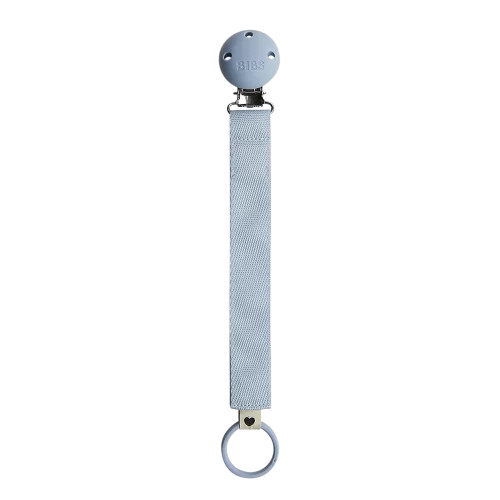 Dây đeo ty ngậm BIBS Pacifier Clip Ribbon, Dusty Blue