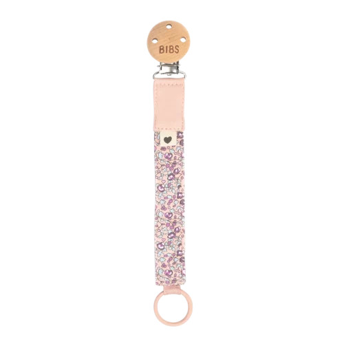 Dây đeo ty ngậm BIBS x Liberty Pacifier Clip Eloise, Blush