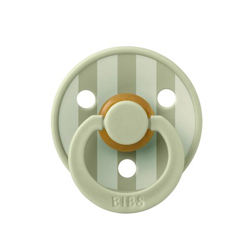 Ty ngậm Núm tròn cao su tự nhiên BIBS Studio Pacifier Colour Block Latex Size 1 (0-6 tháng), Sage