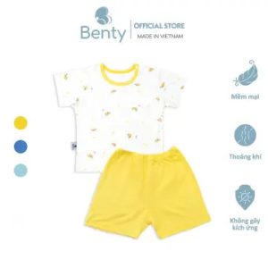 Cộc vai họa tiết vàng Benty