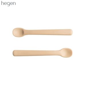 Bộ muỗng cho bé Hegen Infant Spoon Silicone Taupe
