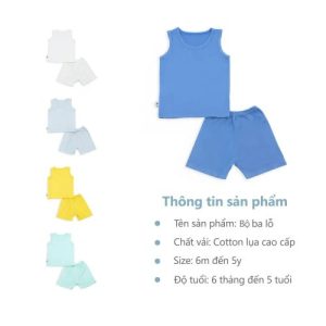 Ba lỗ trơn xanh đậm Benty