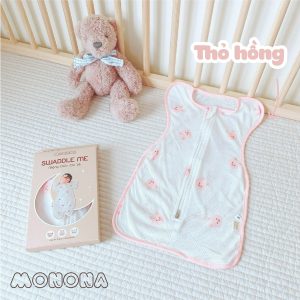 Nhộng chũn vải thở – Monona – Thỏ Hồng