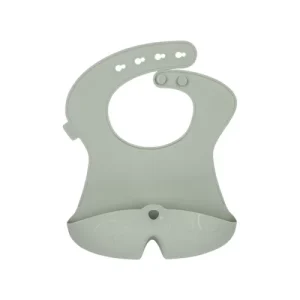 Yếm ăn dặm silicone cho bé Bbox – sage