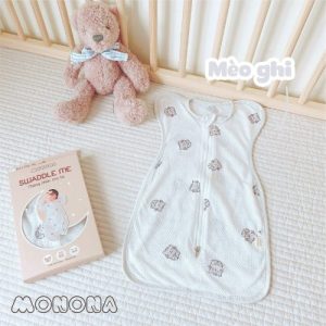 Nhộng chũn vải thở – Monona – Mèo Ghi