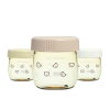 Bộ 3 Bình đựng thức ăn Grosmimi PPSU DOTGOM 150ml