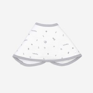 BUBABY- Yếm đa năng-Trắng đen
