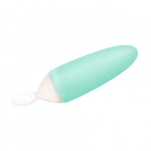 Bình thìa ăn dặm Silicone Boon SQUIRT, màu Lime Green