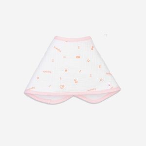 BUBABY- Yếm đa năng-Trắng hồng