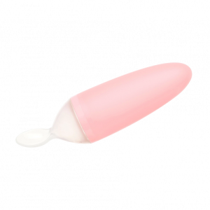 Bình thìa ăn dặm Silicone Boon SQUIRT, màu Light Pink