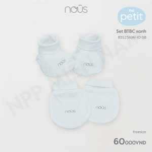 Set Bao tay bao chân màu xanh lá thermo Nous