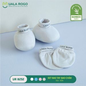 Uala Rogo-Set bao tay chân-Xám