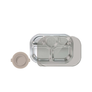 Khay dựng thức ăn cho bé Grosmimi + đế chống trượt silicone – 5 Ngăn