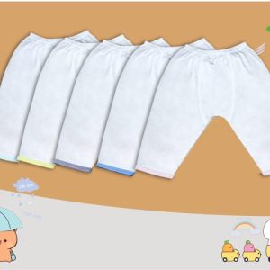 Quần dài trắng đáy ngang ( Size 2)- Cún con