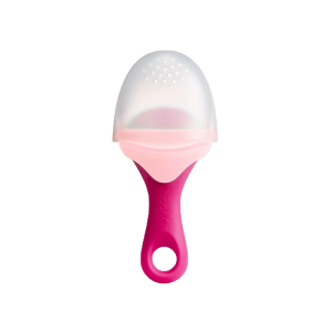 Túi nhai silicone Boon PULP, màu Pink/Wine