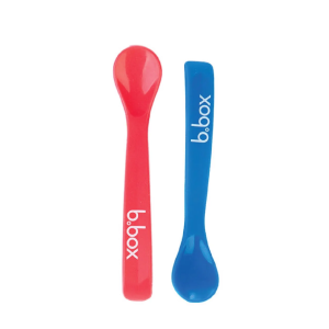 Muỗng cho bé tập ăn dặm Bbox – Bộ đôi đỏ xanh
