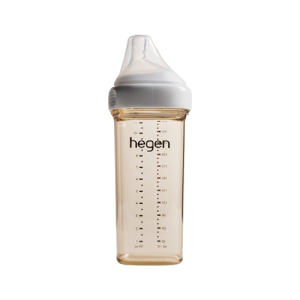 Bình sữa Hegen PPSU 330ml núm ti size L trên 6 tháng, White