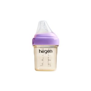 Bình sữa Hegen PPSU 150ml núm ti size S từ 1 – 3 tháng, Purple