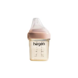 Bình sữa Hegen PPSU 150ml núm ti size S từ 1 – 3 tháng, Pink