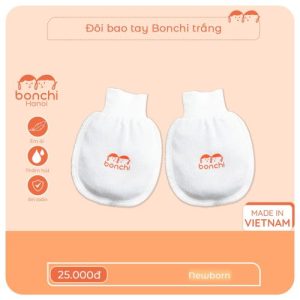 Đôi bao tay Bonchi trắng