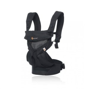 Địu cho bé Ergobaby 360 Cool Air Mesh – Onyx Black
