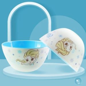 Chén Melamine 2 màu Elsa