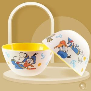 Chén Melamine 2 màu Donald