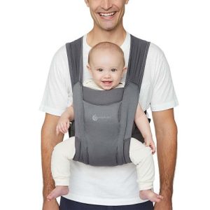Địu sơ sinh Ergobaby Embrace, Washed Black