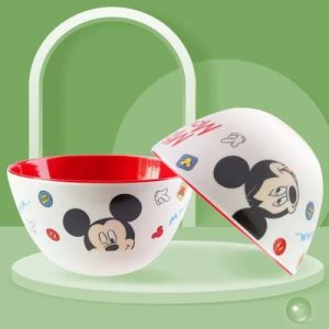 Chén Melamine 2 màu Mickey