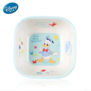 Chén Melamine vuông 2 màu vịt Donald