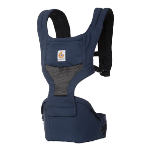 Địu cho bé Ergobaby Hip Seat Cool Air Mesh – Raven