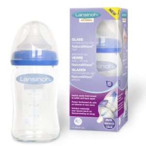 Bình sữa lansinoh thủy tinh