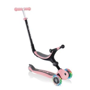 Xe Scooter 3 bánh Globber Go Up Deluxe từ 15 tháng – 9 tuổi, Pastel Pink