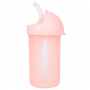 Bình tập uống silicone Boon SWIG 270ml, màu Pink