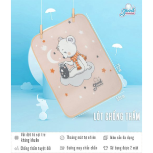 Lót chống thấm Goodmama 50×70- Cam sữa