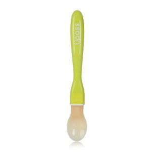 Thìa báo nóng silicone cán dài  (màu xanh lá)