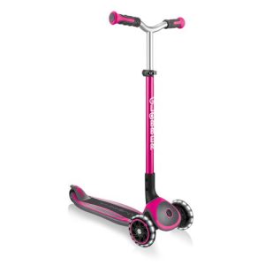 Xe Scooter 3 bánh Globber Master từ 4 – 14 tuổi, Black – Deep Pink