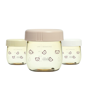 Bộ 3 Bình đựng thức ăn Grosmimi PPSU OLIVE 250ml