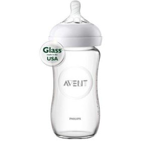 Bình sữa thủy tinh Philips Avent cổ rộng