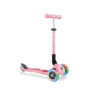 Xe Scooter 3 bánh Globber Junior Foldable Ecologic từ 2 – trên 6 tuổi, Pastel Pink