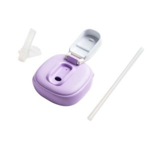 Bộ phụ kiện bình tập uống Hegen Straw Spout, Purple