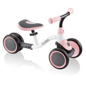 Xe thăng bằng 3 bánh Globber Learning Bike 1 – 3 tuổi, White – Pastel Pink