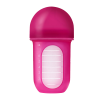 Bình sữa silicone Boon NURSH 236ml, 3 đến 6 tháng, Pink