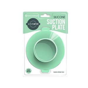 Đế chống trượt khay đựng thức ăn Silicone Suction Plate – màu Aqua Green