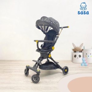 Xe đẩy có mái GOGO-Đen