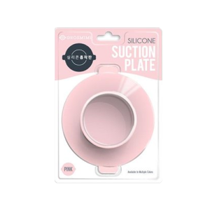 Đế chống trượt khay đựng thức ăn Silicone Suction Plate – màu Hồng