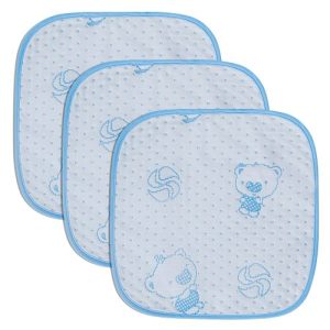 Combo 3 tấm lót chống thấm VIETMAT size 30x30cm màu xanh