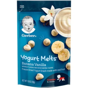 Sữa chua khô Gerber chuối + vani